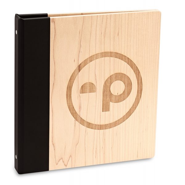 Maple 3-Ring Binder with Laser Etching